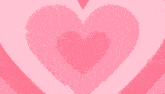 a couple of cartoon characters are standing next to each other on a pink background .