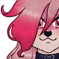 a drawing of a girl with pink hair and a heart on her chest