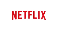 a logo for netflix is shown on a white background