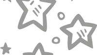 a drawing of a star with the letter o on it