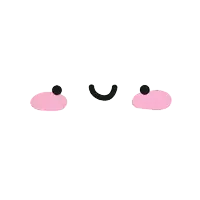 a white background with pink circles and black dots and a smiley face