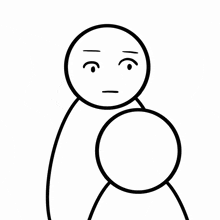 a black and white drawing of a person with pat pat written around it